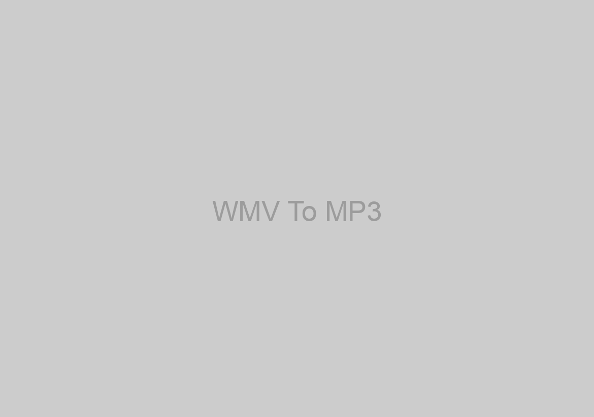 WMV To MP3